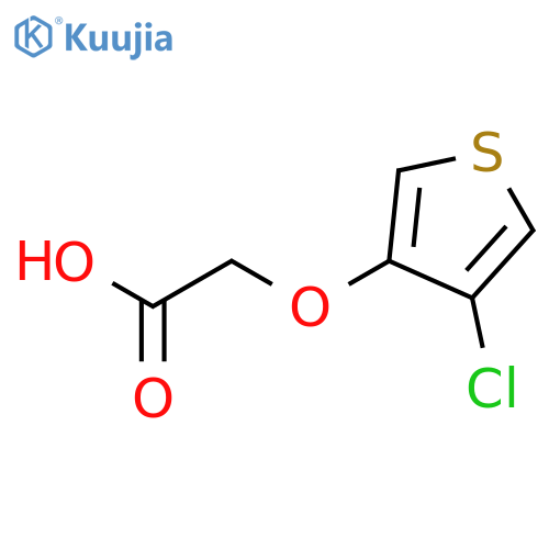 Acetic acid, [(4-chloro-3-thienyl)oxy]- structure