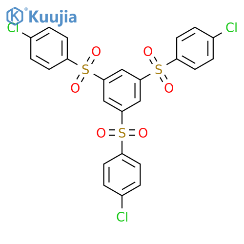 BENZENE, 1,3,5-TRIS[(4-CHLOROPHENYL)SULFONYL]- structure