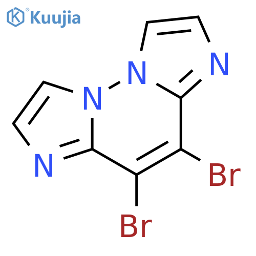 DIIMIDAZO[1,2-B:2',1'-F]PYRIDAZINE, 4,5-DIBROMO- structure