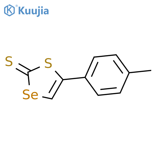 1,3-Thiaselenole-2-thione, 5-(4-methylphenyl)- structure