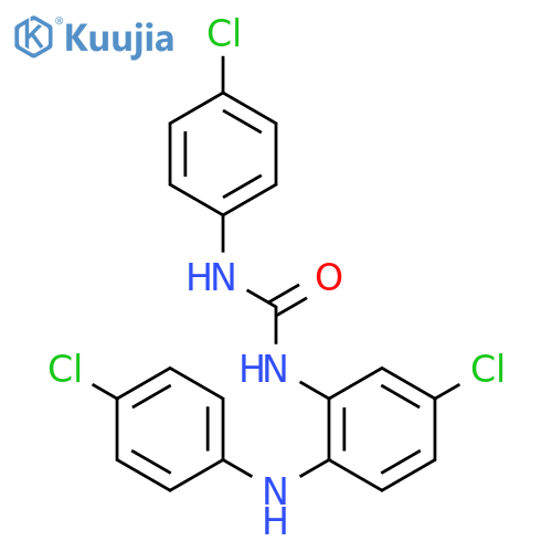 UREA, N-[5-CHLORO-2-[(4-CHLOROPHENYL)AMINO]PHENYL]-N'-(4-CHLOROPHENYL)- structure