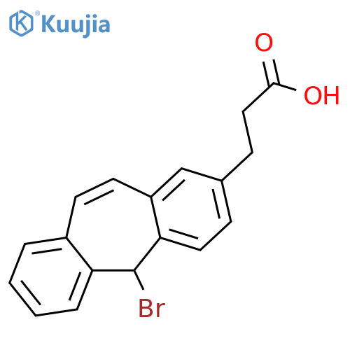 5H-Dibenzo[a,d]cycloheptene-2-propanoic acid, 5-bromo- structure