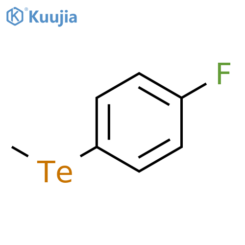 BENZENE, 1-FLUORO-4-(METHYLTELLURO)- structure