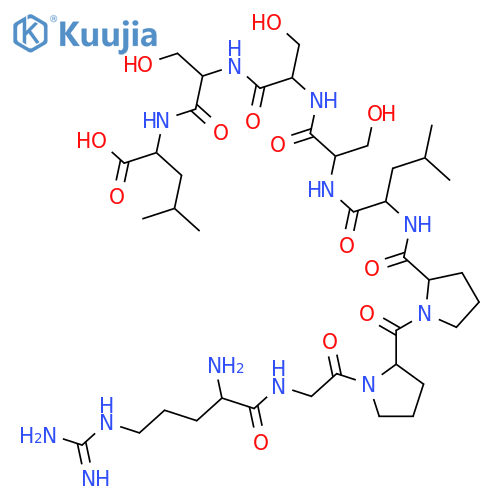 L-Leucine, L-arginylglycyl-L-prolyl-L-prolyl-L-leucyl-L-seryl-L-seryl-L-seryl- structure