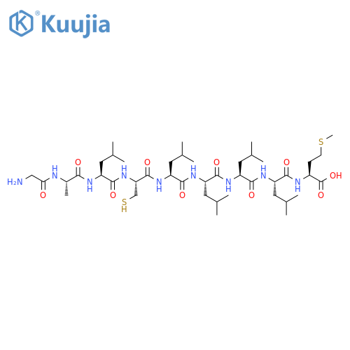 L-Methionine,glycyl-L-alanyl-L-leucyl-L-cysteinyl-L-leucyl-L-leucyl-L-leucyl-L-leucyl- structure