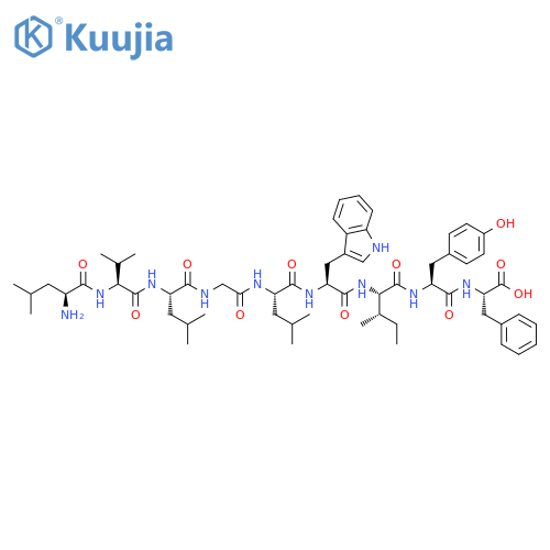 L-Phenylalanine,L-leucyl-L-valyl-L-leucylglycyl-L-leucyl-L-tryptophyl-L-isoleucyl-L-tyrosyl- structure