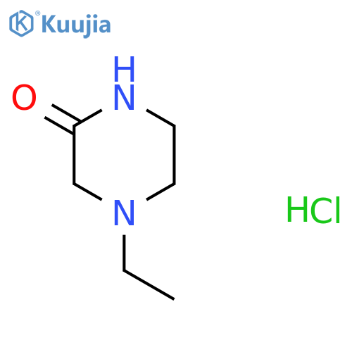 4-Ethylpiperazin-2-one hydrochloride structure
