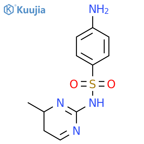 Benzenesulfonamide, 4-amino-N-(4,5-dihydro-4-methyl-2-pyrimidinyl)- structure