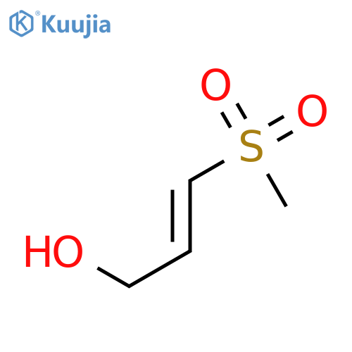 2-Propen-1-ol, 3-(methylsulfonyl)-, (2E)- structure