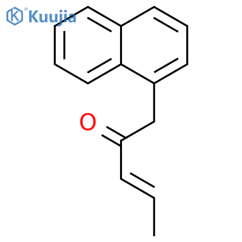 3-Penten-2-one, 1-(1-naphthalenyl)- structure