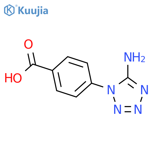 5-amino-1-(4-carboxyphenyl)-1h-tetrazole structure