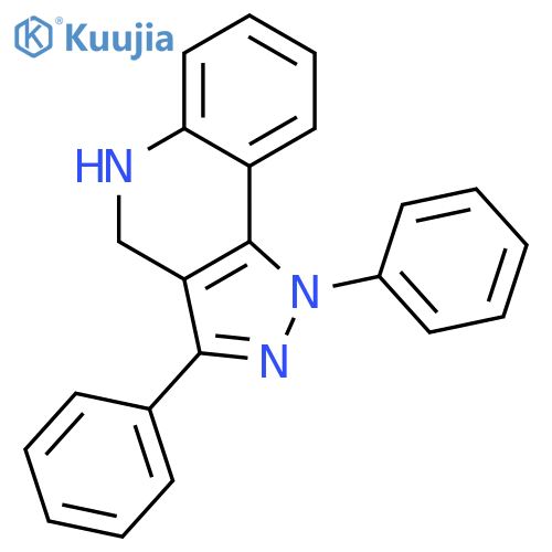 1H-Pyrazolo[4,3-c]quinoline, 4,5-dihydro-1,3-diphenyl- structure