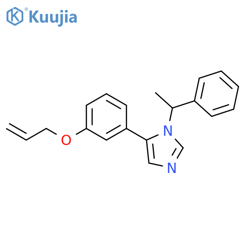 1H-Imidazole, 1-[(1S)-1-phenylethyl]-5-[3-(2-propenyloxy)phenyl]- structure