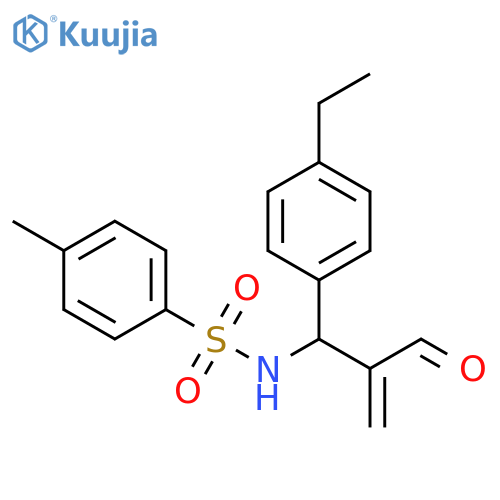Benzenesulfonamide,N-[1-(4-ethylphenyl)-2-formyl-2-propenyl]-4-methyl- structure