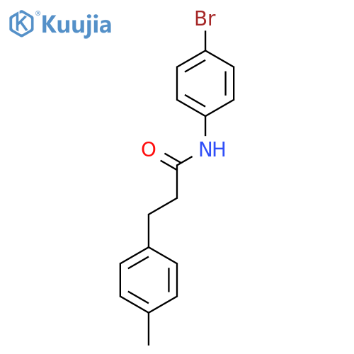 BENZENEPROPANAMIDE, N-(4-BROMOPHENYL)-4-METHYL- structure