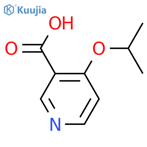 3-Pyridinecarboxylic acid, 4-(1-methylethoxy)- structure