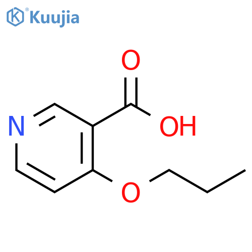 3-Pyridinecarboxylic acid, 4-propoxy- structure