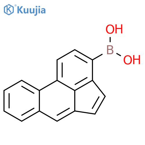 Boronic acid, 3-acephenanthrylenyl- structure