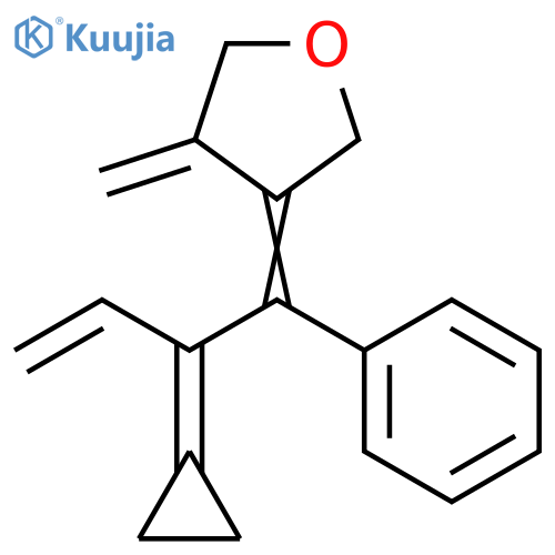 Furan,3-(2-cyclopropylidene-1-phenyl-3-butenylidene)tetrahydro-4-methylene- structure
