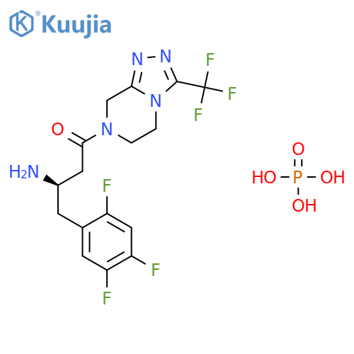 Sitagliptin phosphate structure