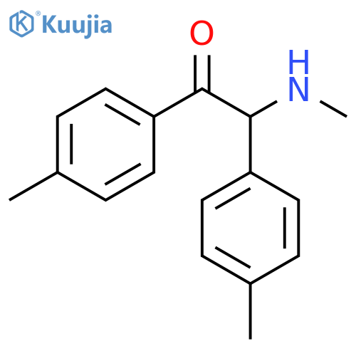 Ethanone, 2-(methylamino)-1,2-bis(4-methylphenyl)- structure