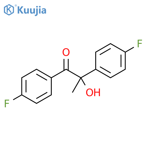 1-Propanone, 1,2-bis(4-fluorophenyl)-2-hydroxy- structure