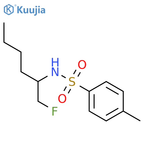 Benzenesulfonamide, N-[1-(fluoromethyl)pentyl]-4-methyl- structure