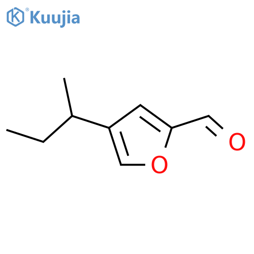2-Furancarboxaldehyde, 4-(1-methylpropyl)- (9CI) structure