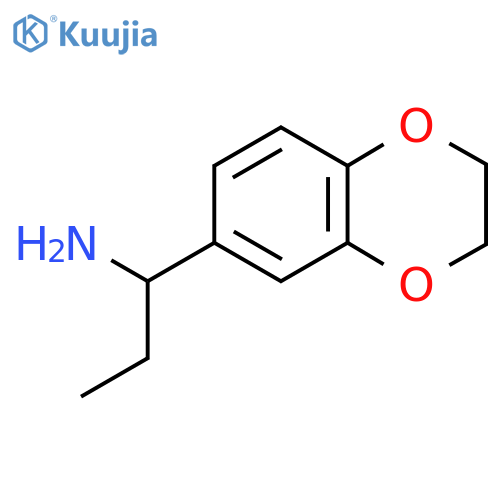 1-(2,3-Dihydro-benzo1,4dioxin-6-yl)-propylamine structure