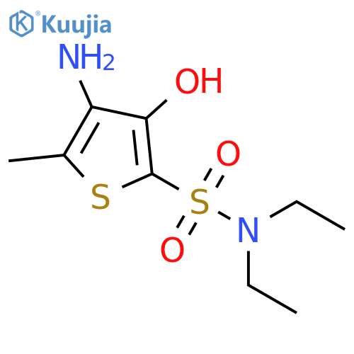 2-Thiophenesulfonamide, 4-amino-N,N-diethyl-3-hydroxy-5-methyl- structure