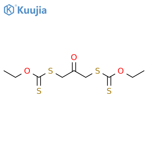 Carbonodithioic acid,S,S'-(2-oxo-1,3-propanediyl) O,O'-diethyl ester structure