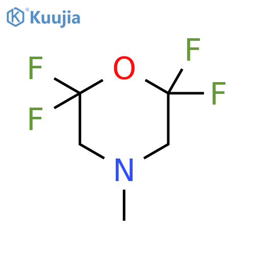 MORPHOLINE, 2,2,6,6-TETRAFLUORO-4-METHYL- structure