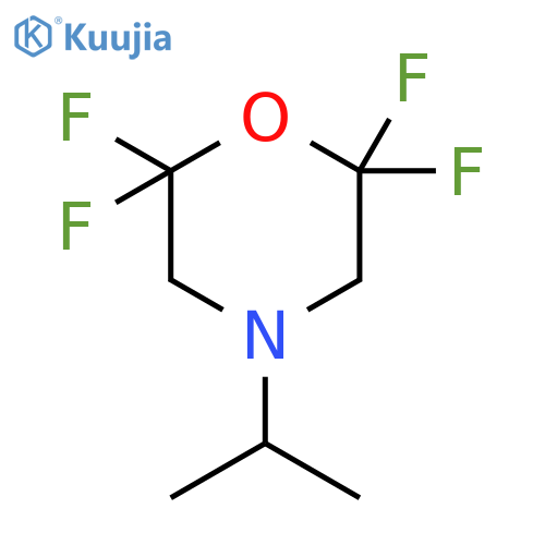 Morpholine, 2,2,6,6-tetrafluoro-4-(1-methylethyl)- structure