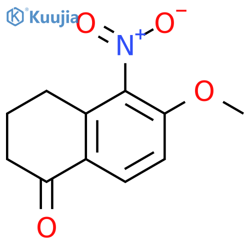 1(2H)-NAPHTHALENONE, 3,4-DIHYDRO-6-METHOXY-5-NITRO- structure