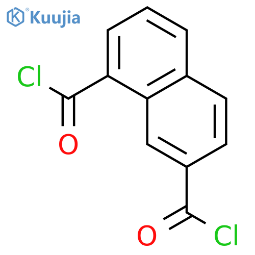 1,7-Naphthalenedicarbonyl dichloride structure