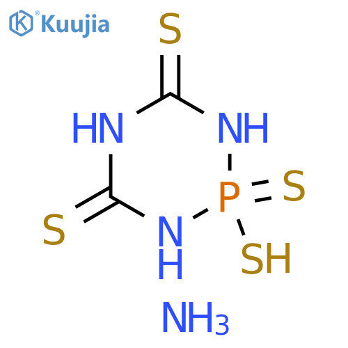 1,3,5,2-Triazaphosphorine-4,6(1H,5H)-dithione, dihydro-2-mercapto-, 2-sulfide, monoammonium salt (9CI) structure