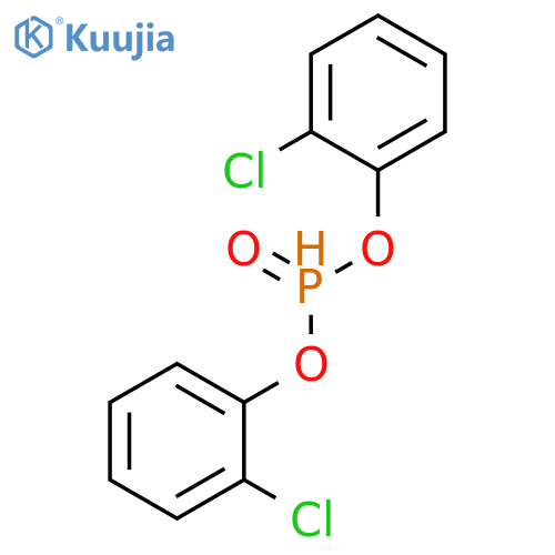 PHOSPHONIC ACID, BIS(2-CHLOROPHENYL) ESTER structure