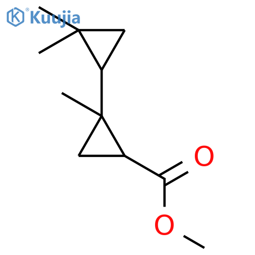 [1,1'-BICYCLOPROPYL]-2-CARBOXYLIC ACID, 1,2',2'-TRIMETHYL-, METHYL ESTER structure