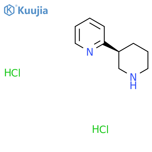 (S)-2-(Piperidin-3-yl)pyridine dihydrochloride structure