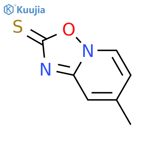 2H-[1,2,4]OXADIAZOLO[2,3-A]PYRIDINE-2-THIONE, 7-METHYL- structure