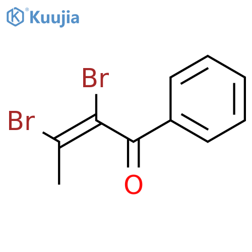 2-BUTEN-1-ONE, 2,3-DIBROMO-1-PHENYL- structure