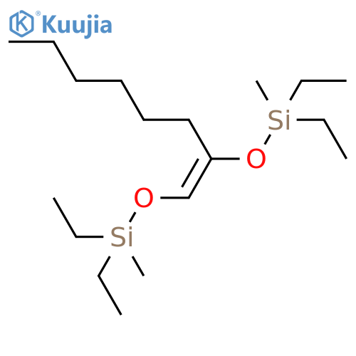 4,7-DIOXA-3,8-DISILADEC-5-ENE, 3,8-DIETHYL-5-HEXYL-3,8-DIMETHYL-, (E)- structure