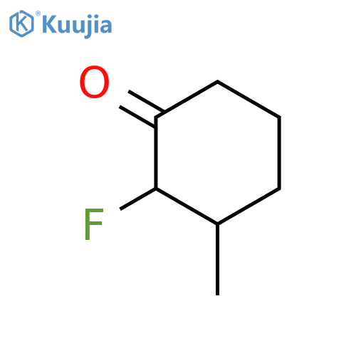 CYCLOHEXANONE, 2-FLUORO-3-METHYL- structure