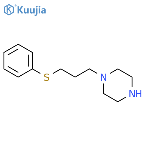 Piperazine, 1-[3-(phenylthio)propyl]- structure