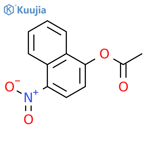 1-Naphthalenol, 4-nitro-, 1-acetate structure