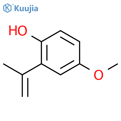 4-methoxy-2-(prop-1-en-2-yl)phenol structure