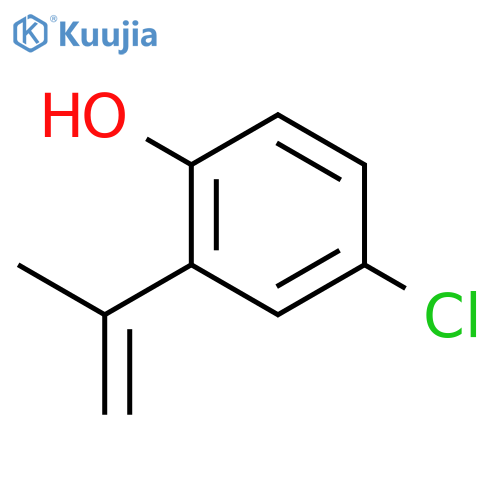 PHENOL, 4-CHLORO-2-(1-METHYLETHENYL)- structure