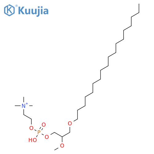 4-hydroxy-7-methoxy-N,N,N-trimethyl-3,5,9-trioxa-4-phosphaheptacosan-1-aminium 4-oxide structure