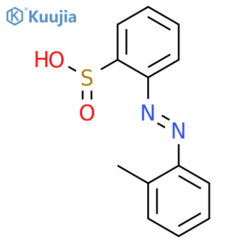 Benzenesulfinic acid, 2-[(2-methylphenyl)azo]- structure