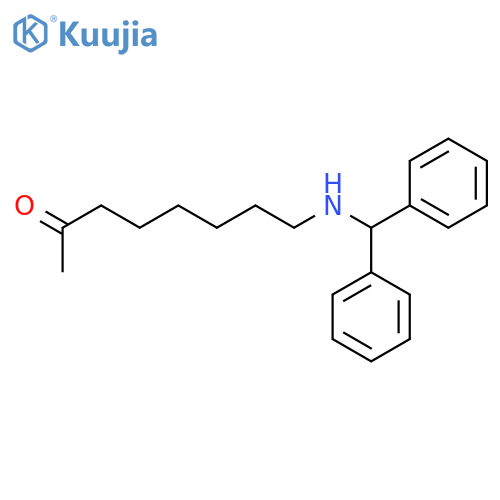 2-Octanone, 8-[(diphenylmethyl)amino]- structure